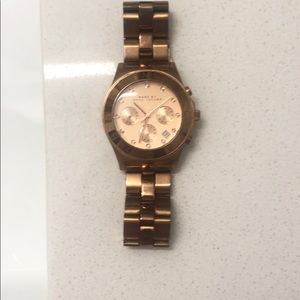 Women’s rose gold Marc Jacobs watch